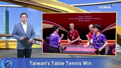 Taiwan Table Tennis Duo Wins First Silver in World Championship Finals