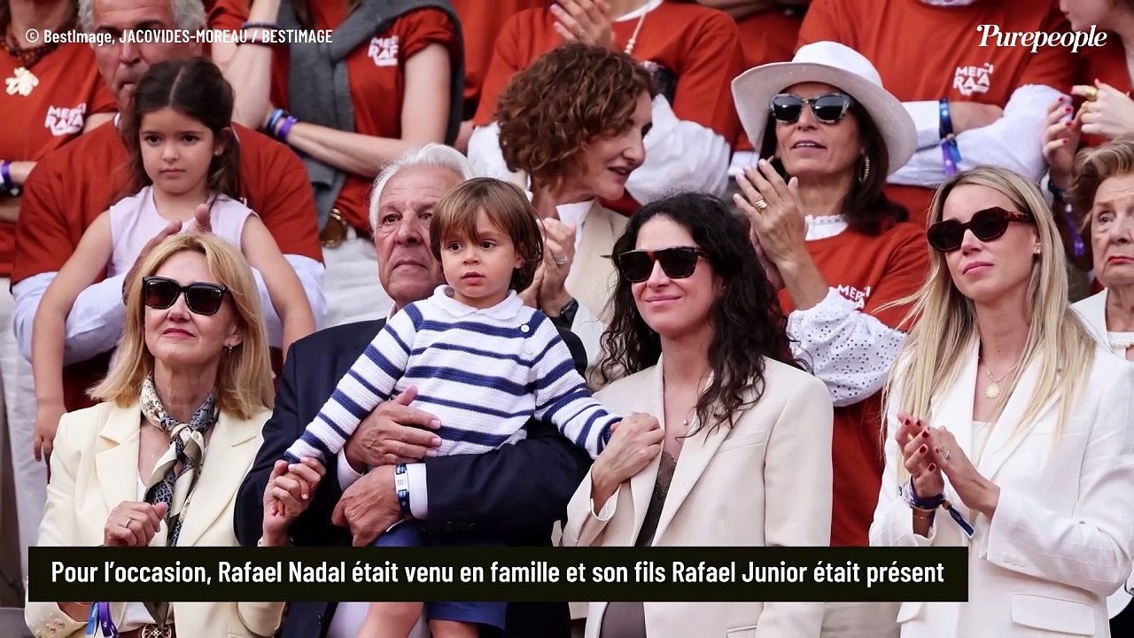 Rafael Nadal honoré à Roland-Garros : Rafael Junior (2 ans), l’autre vedette stylée de la cérémonie