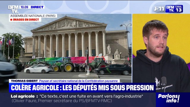 Loi Duplomb: pour Thomas Gibert (Confédération paysanne), cette loi ne va bénéficier qu'à une poignée d'agriculteurs