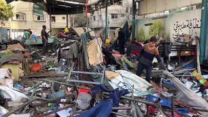 ضربة إسرائيلية على مدرسة في غزة تؤدي إلى مقتل 33 نازحا