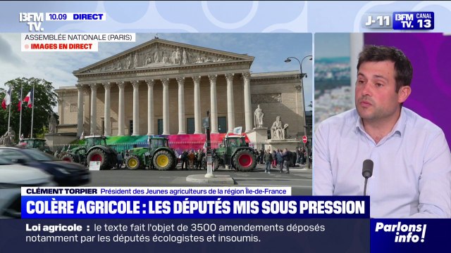 Cette loi est vitale et essentielle : Clément Torpier (Jeunes agriculteurs) défend la loi Duplomb, qui vise notamment à réintroduire certains pesticides néonicotinoïdes