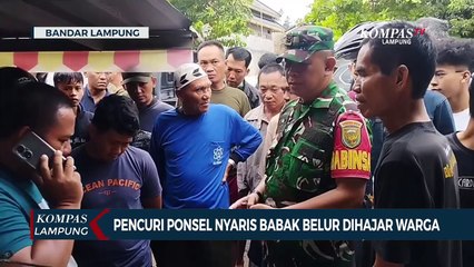 Pencuri Ponsel Nyaris Babak Belur Dihajar Warga