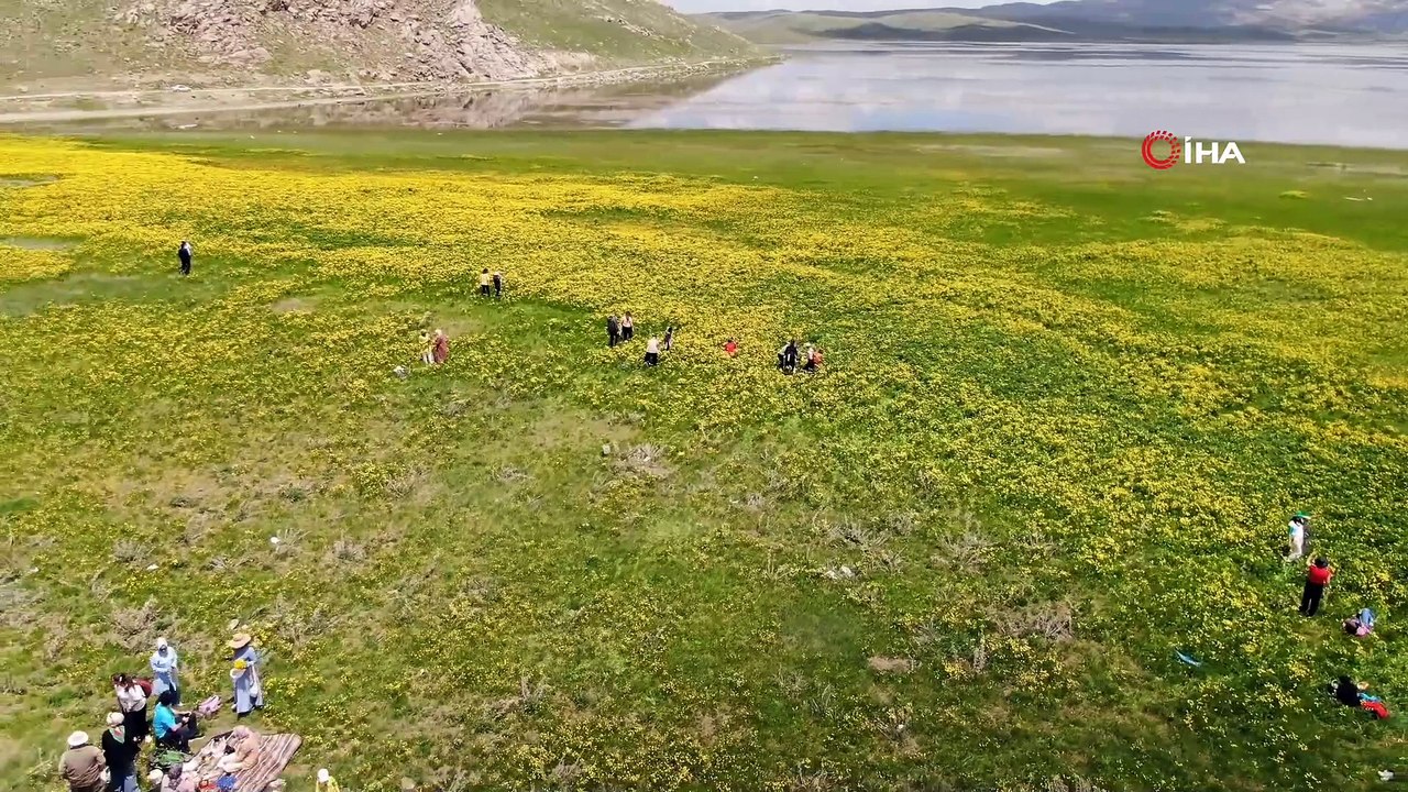 Van'daki tarihi ve doğal güzellik Keşiş Gölü'nden gelen görüntüler mest etti