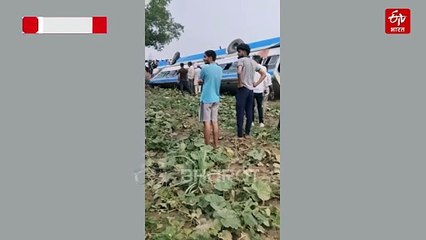 हिसार में हरियाणा रोडवेज की बस पलटी, मच गई चीख-पुकार, छात्र की मौत, 4 घायल