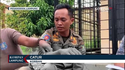 Atap Gedung DPRD Kab. Pesawaran Ambruk