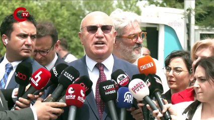 CHP'nin 38. Olağan Kurultayı'na ilişkin iptal davasının duruşması ardından Mahmut Tanal açıklama yapıyor
