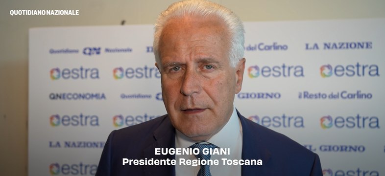 Estra 2025: intervista a Eugenio Giani, Presidente Regione Toscana