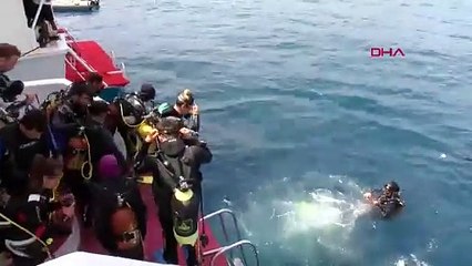 Türkiye'nin turizm cennetinde mavi derinliklerdeki tarihe büyüleyici yolculuk kamerada