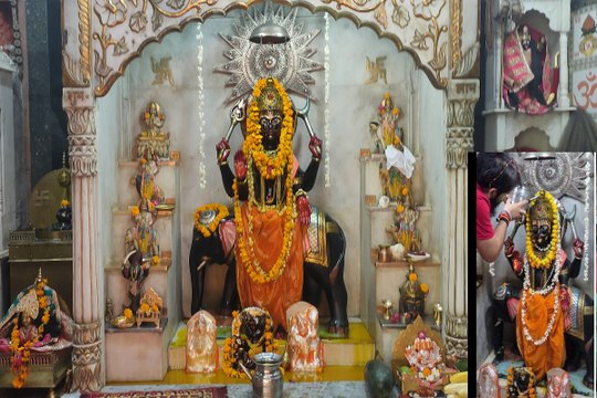 शनि जयंती 2025: सूर्य पुत्र शनिदेव का 251 किलो तेल से महातेलाभिषेक, सजी झांकी