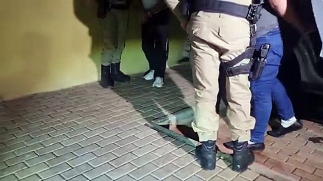 Trio é detido após disparos de revólver 38 em residência na Avenida Piquiri