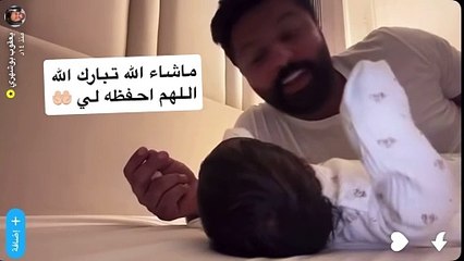 فيديو طريف  ليعقوب بوشهري مع ابنه