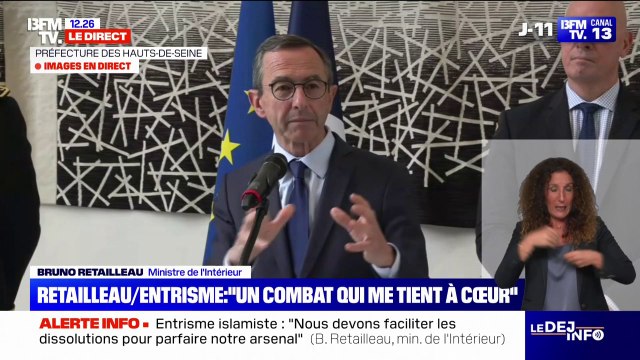 Communautarisme: Bruno Retailleau évoque un risque lors des prochaines municipales