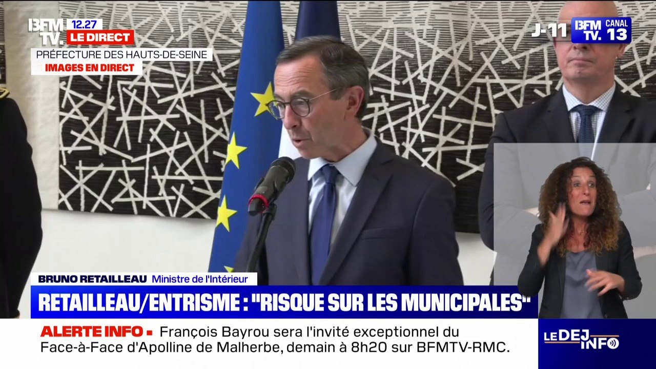 Entrisme islamiste: Bruno Retailleau propose d'inscrire dans la Constitution la phrase "Nul ne peut se prévaloir de sa religion pour échapper à la règle commune"