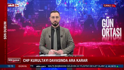 M.Tolga Köse/M. Kemal Çiçek "CHP Kurultayı davasında ara karar"
