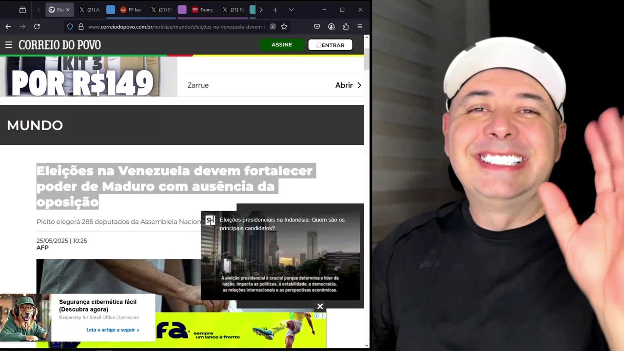 🔥🚨 BOMBA! MADURO SE FORTALECE COM NOVA ELEIÇÃO! ADVOGADO KAKAY LEVA INVERTIDA HISTORICA AO VIVO!