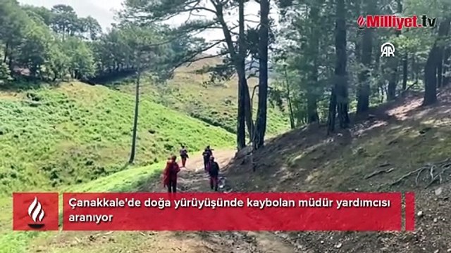Doğa yürüyüşüne çıkan müdür yardımcısı kayboldu! Arama çalışması başlatıldı