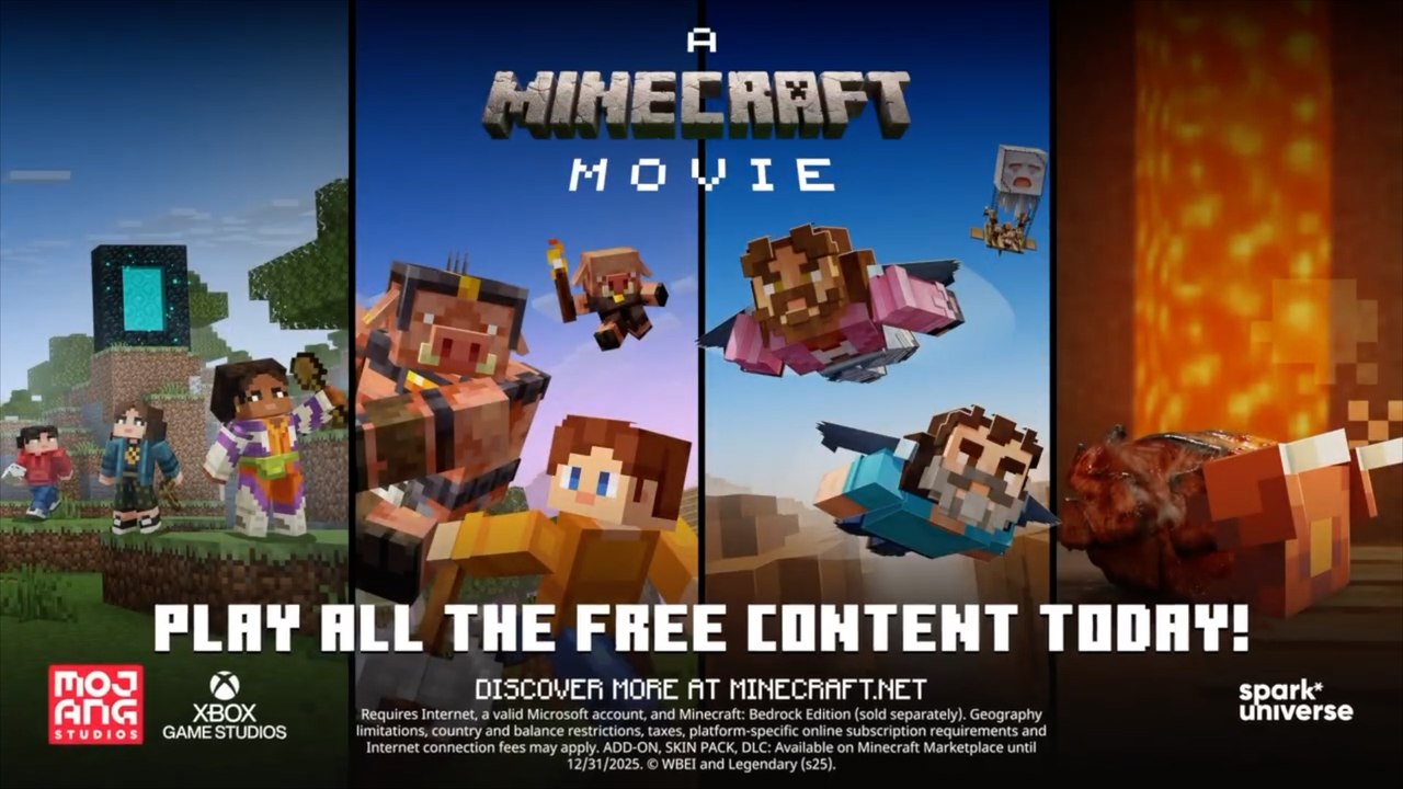 Minecraft Official A Minecraft Movie DLC Launch Trailer - video Dailymotion