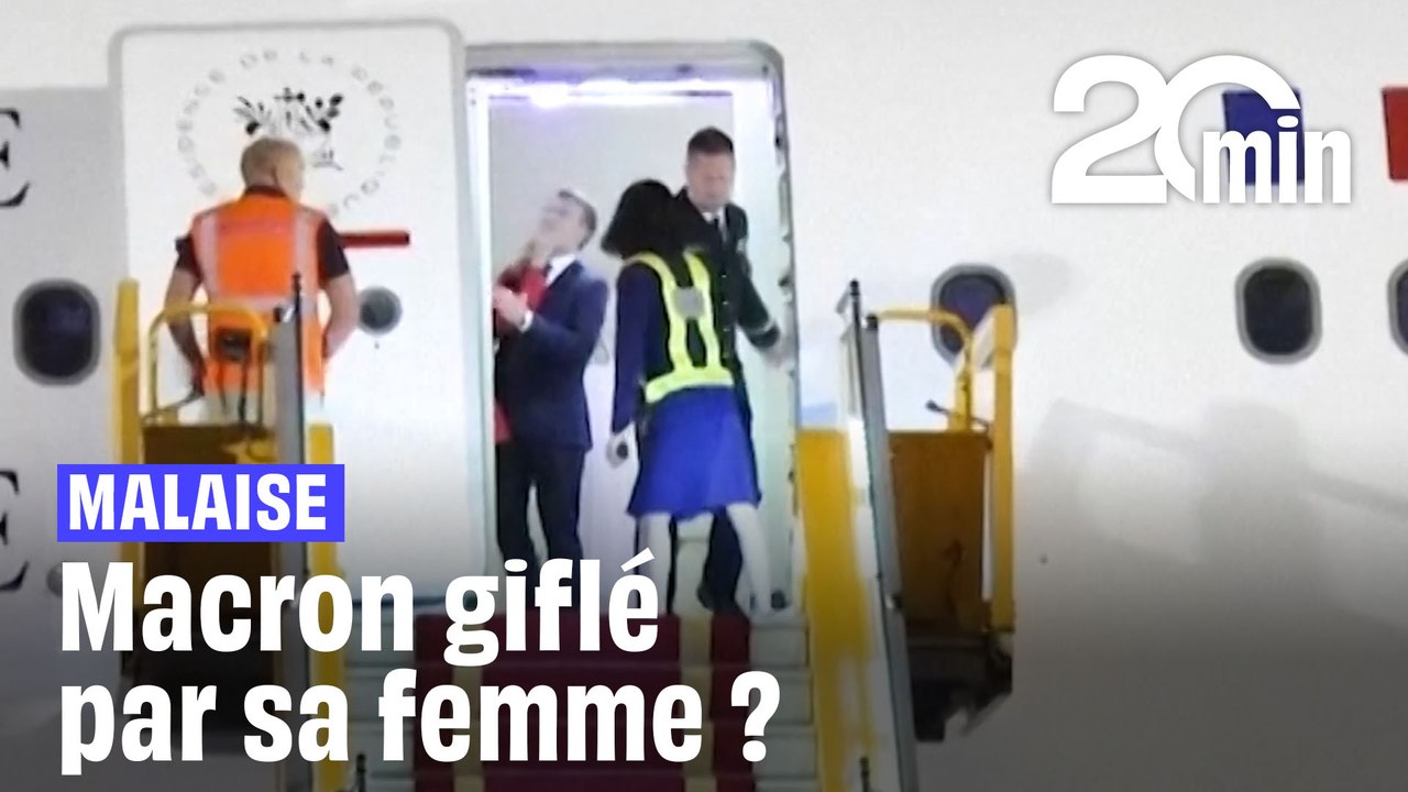 Emmanuel Macron giflé par sa femme ?