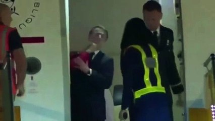 Brigitte Macron abofetea a su esposo, el presidente de Francia