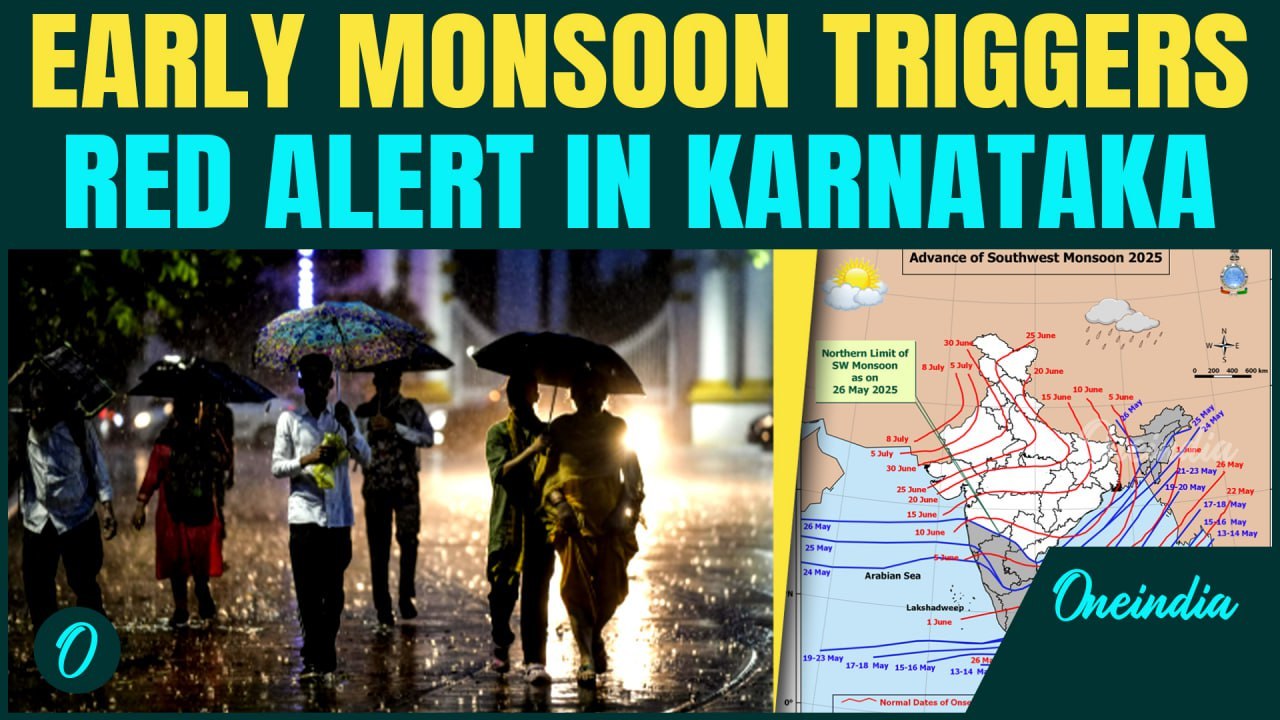 Bengaluru Braces For Week-Long Downpour As Early Monsoon Triggers Red Alert | Flooding In Karnataka
