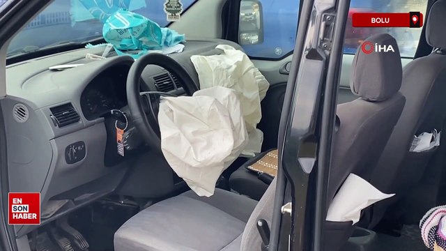 Bolu’da 3 araçlı zincirleme kaza