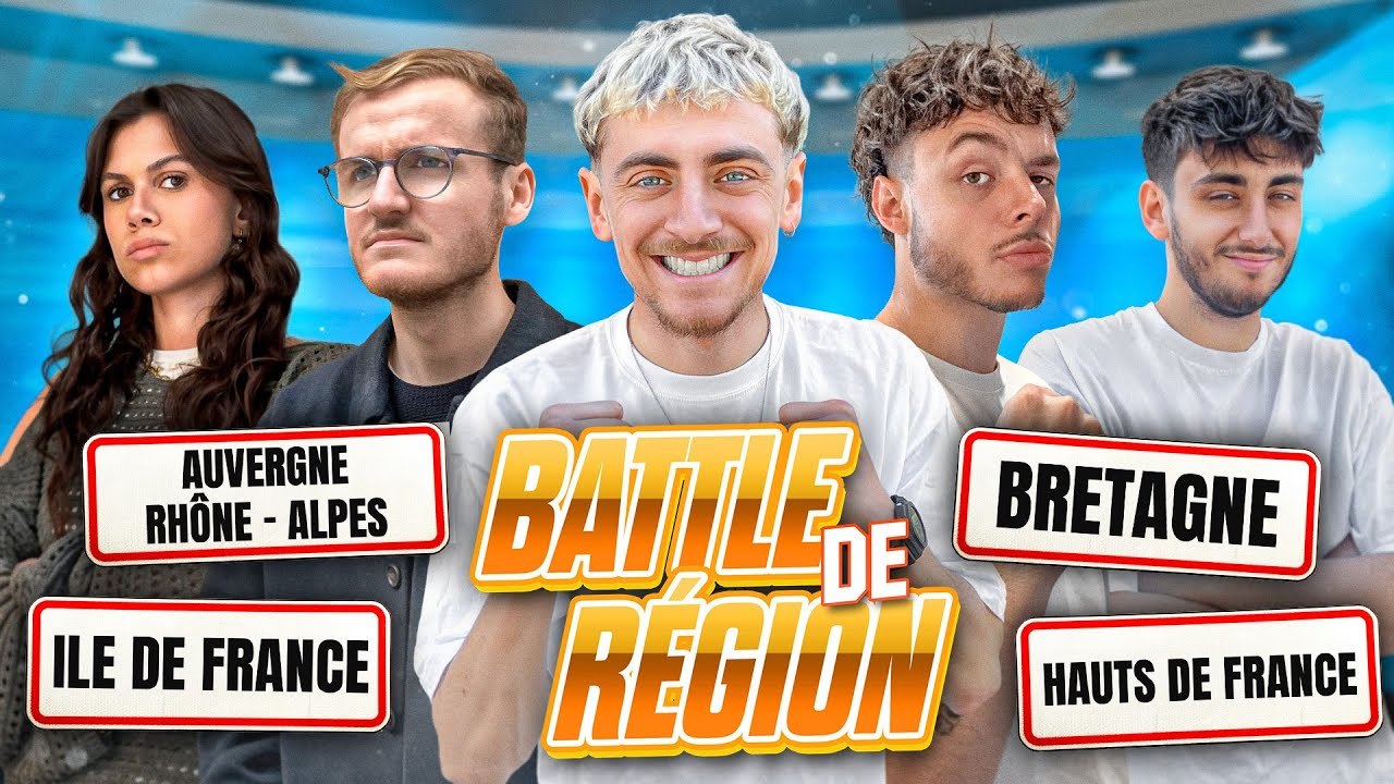 Qui a la MEILLEURE RÉGION  (Ft Fabi1, Lucas Studio, Cloé & Thomouy)