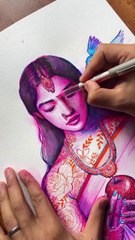 Drawing  skills at is peak