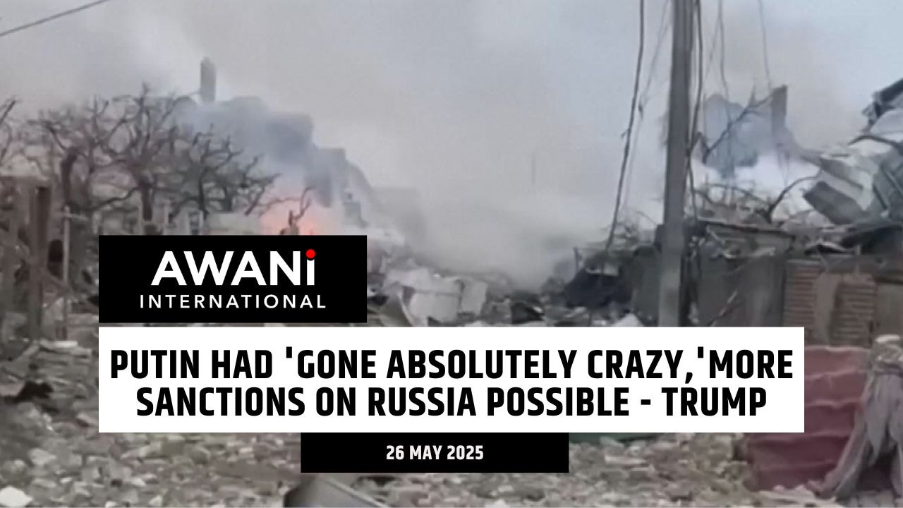 Putin had 'gone absolutely crazy,'more sanctions on Russia possible - Trump