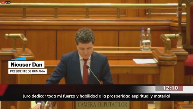 Nicusor Dan jura su cargo como nuevo presidente de Rumanía