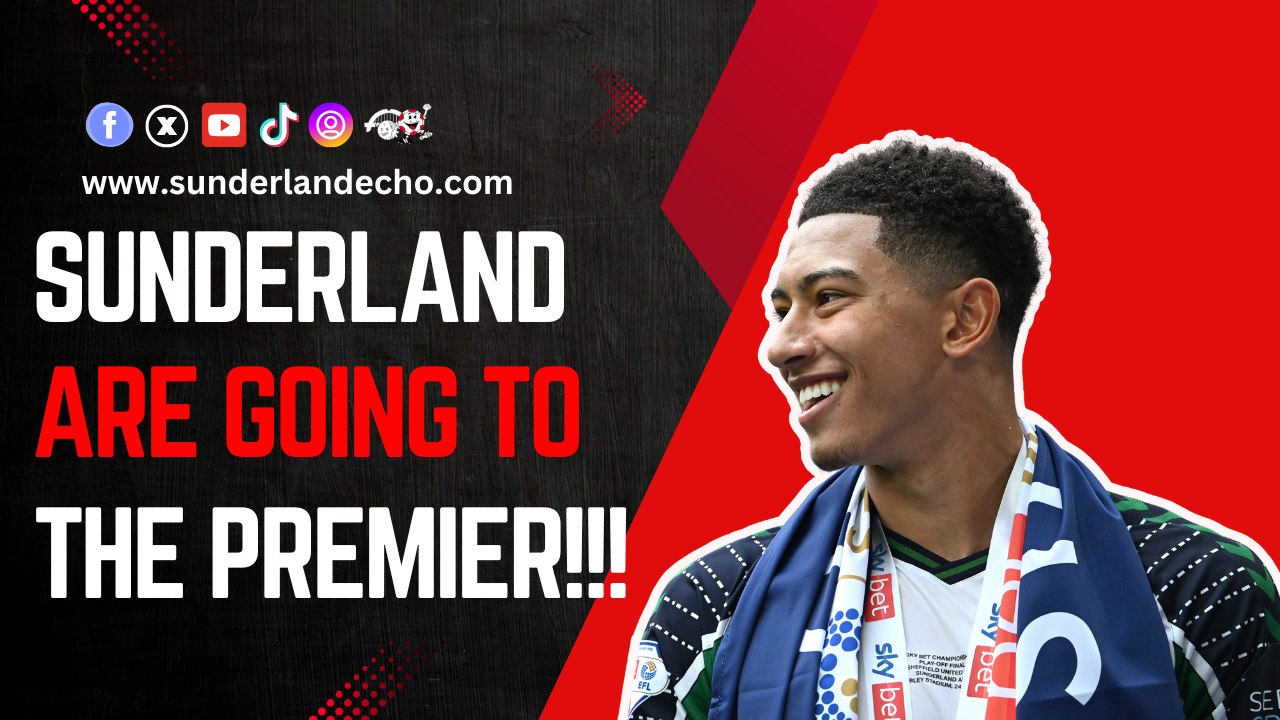 SUNDERLAND ARE GOING TO THE PREMIER LEAGUE!!