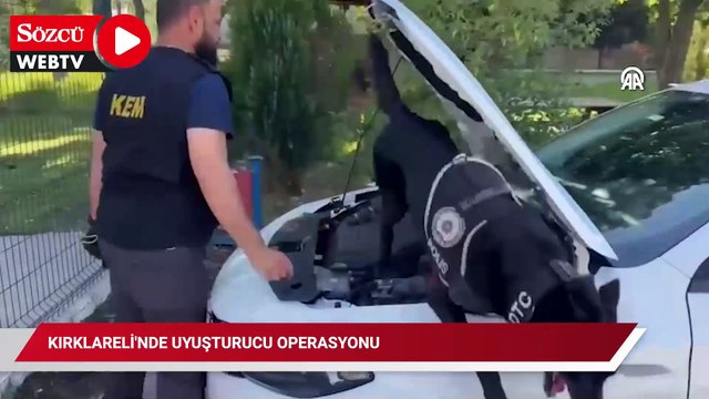 Kırklareli'nde uyuşturucu operasyonunda gözaltına alınan 2 şüpheliden 1'i tutuklandı