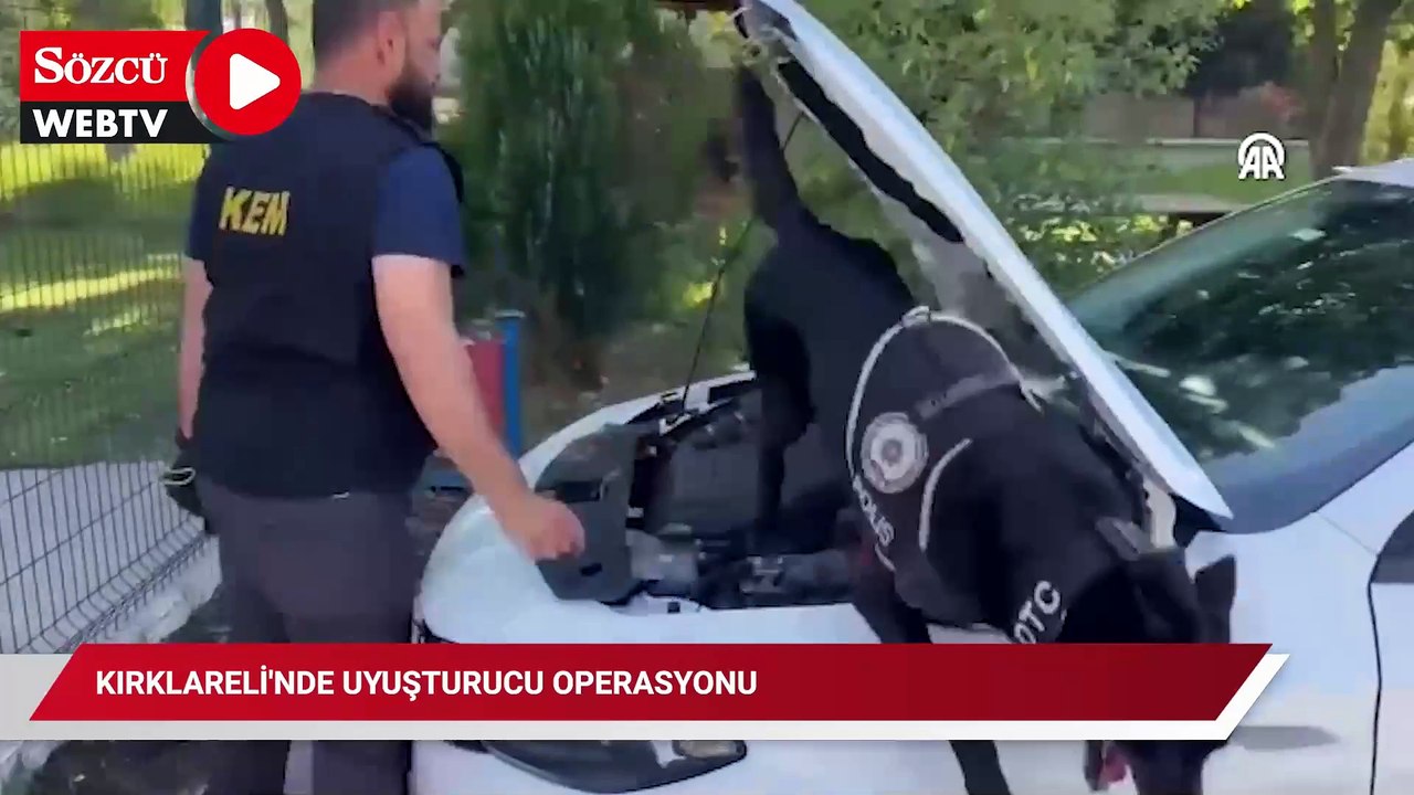 Kırklareli'nde uyuşturucu operasyonunda gözaltına alınan 2 şüpheliden 1'i tutuklandı