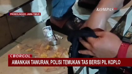 Polisi Gagalkan Tawuran di Probolinggo, Temukan Tas Berisi 40 Bungkus Pil Koplo
