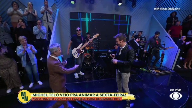 Michel Teló bota a sanfona pra chorar em Saudade de Minha Terra | Melhor da Noite