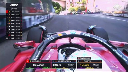 Lando Norris bate Leclerc na última volta e conquista pole do GP de Mônaco