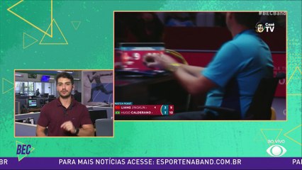 Hugo Calderano vence chinês e disputa final inédita do Mundial de tênis de mesa