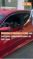 Segundo teniente del ERD y a cabo de la PN con haitianos indocumentados en San Juan de la Maguana