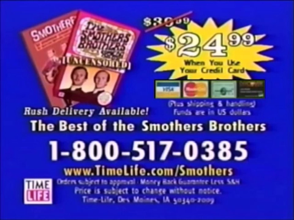 Time Life The Best Of The Smothers Brothers Commercial｜2008