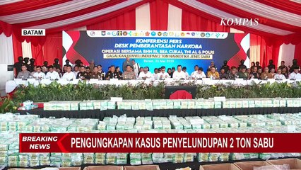 [FULL] BNN Gagalkan Penyelundupan 2 Ton Sabu di Tanjung Balai Karimun
