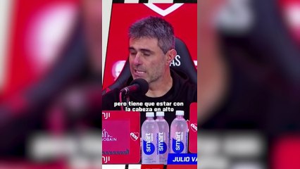 Julio Vaccari: "La tristeza es muy grande, pero tengo gratitud con el equipo"