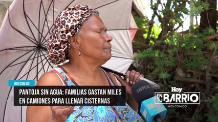 Falta de agua en Pantoja vecinos denuncian el desabastecimiento crónico