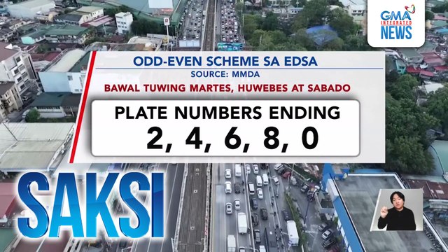 Odd-even scheme, magkaka-dry run muna sa June 16 bago tuluyang ipatupad sa gitna ng EDSA Rehabilitation | Saksi