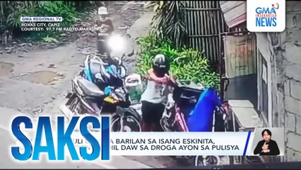 Nahuli cam na barilan sa isang eskinita, posibleng dahil daw sa droga ayon sa pulisya | Saksi