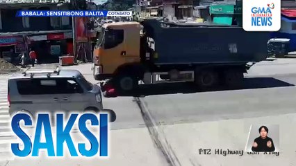 Rider, patay matapos mabangga at pumailalim sa truck | Saksi