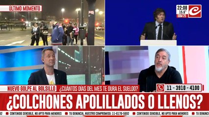 Rodo Aguiar: "En todo lo que va del 2025, el gobierno nos dio una docena de empanadas de aumento"