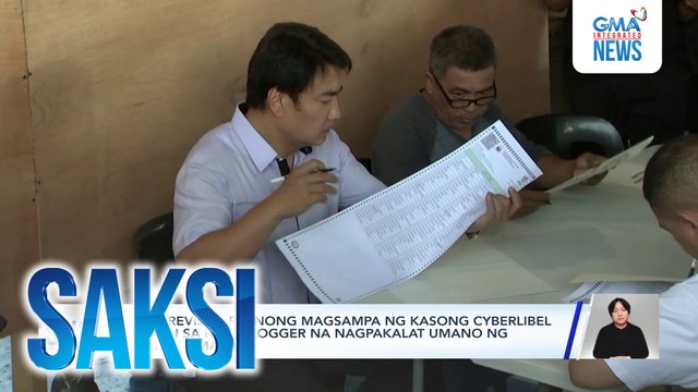 Sen. Revilla, planong magsampa ng kasong cyberlibel laban sa mga vlogger na nagpakalat umano ng disinformation | Saksi