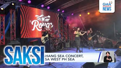 Kauna-unahang sea concert, isinagawa sa West PH Sea | Saksi