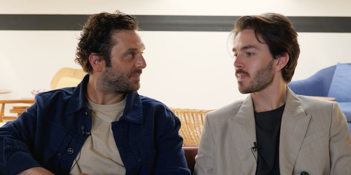 L'interview cannoise express de Pio Marmaï et Panayotis Pascot ( Le Roi Soleil )