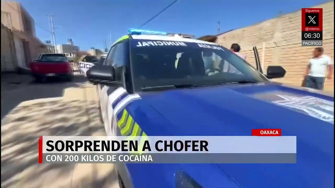 GN decomisa 200 kg de cocaína en tractocamión en Oaxaca