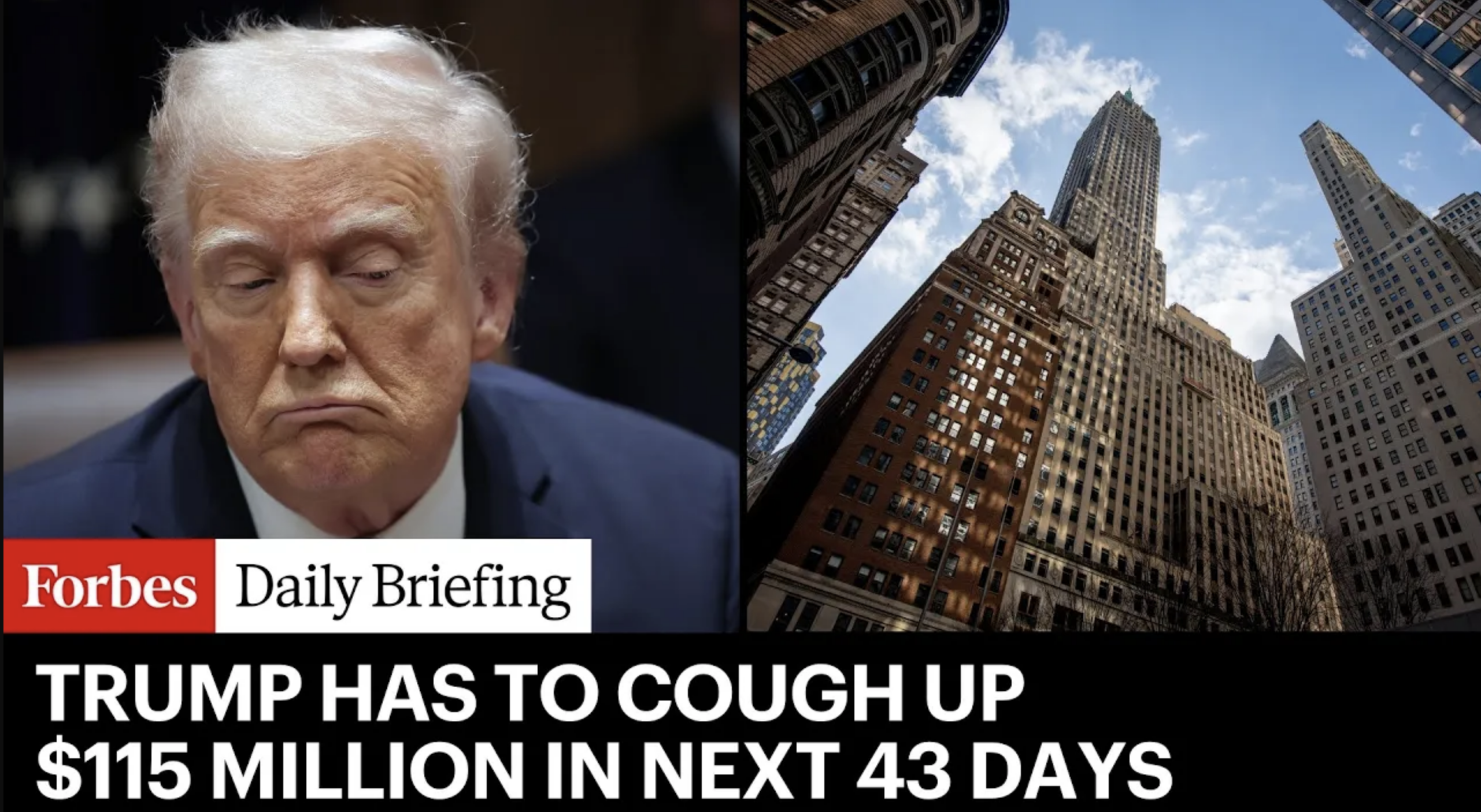Trump Must Pay 5 Million Within 43 Days